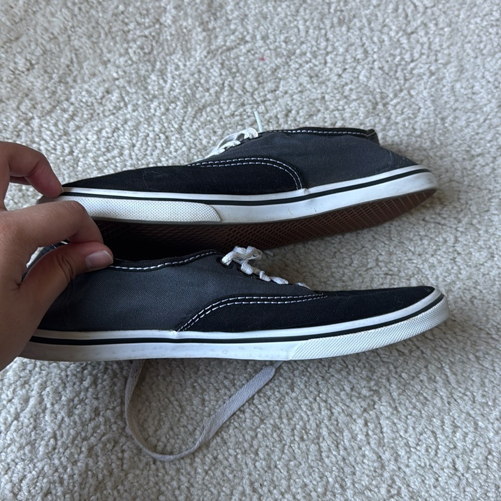 Vans black and gray size 8 sneakers - Picture 6 of 7